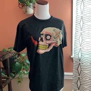 EUC Hot Tamale Skull T-Shirt